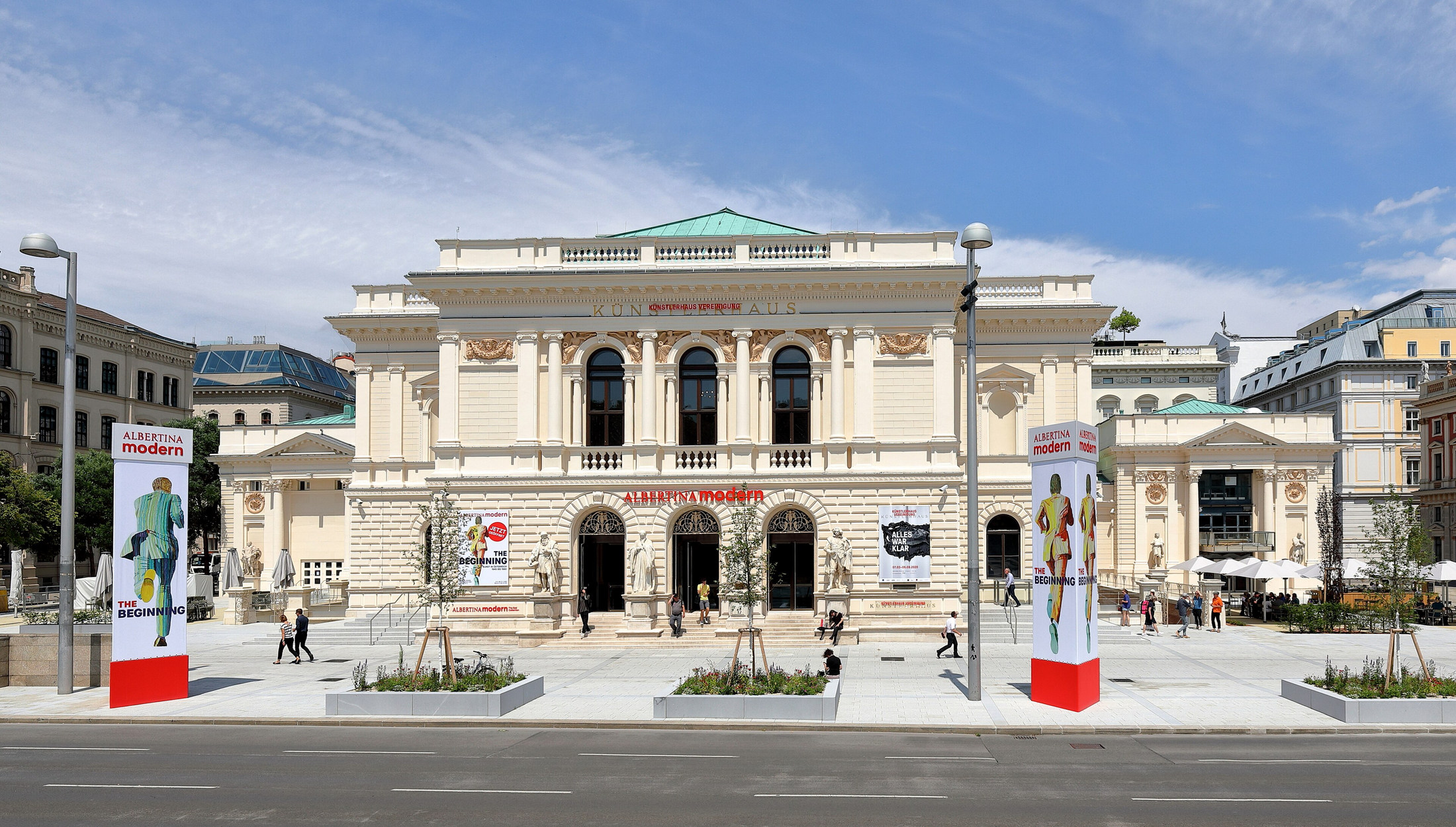 ALBERTINA MODERN in the historic Künstlerhaus at Karlsplatz