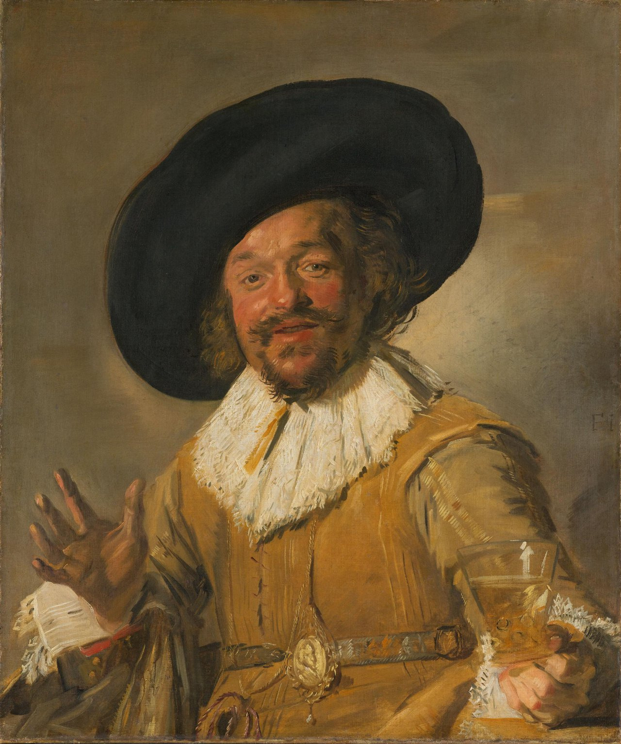 The Merry Drinker by Frans Hals