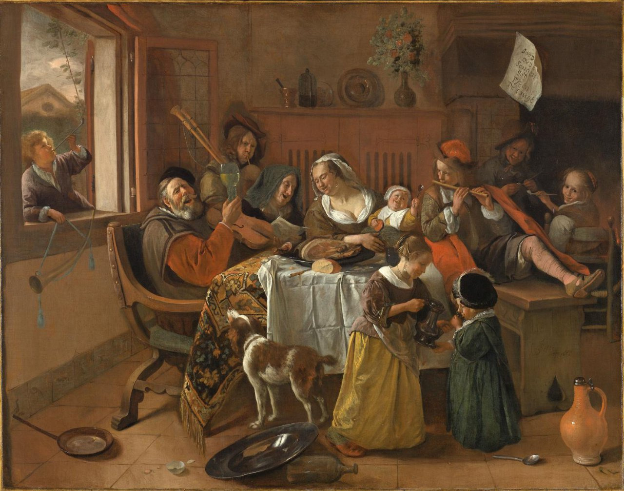 The Merry Family by Jan Steen