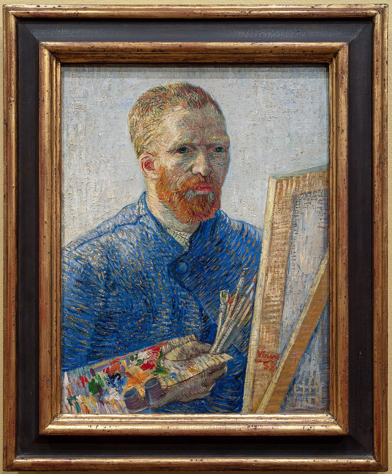 Self-Portrait as a Painter by Vincent van Gogh