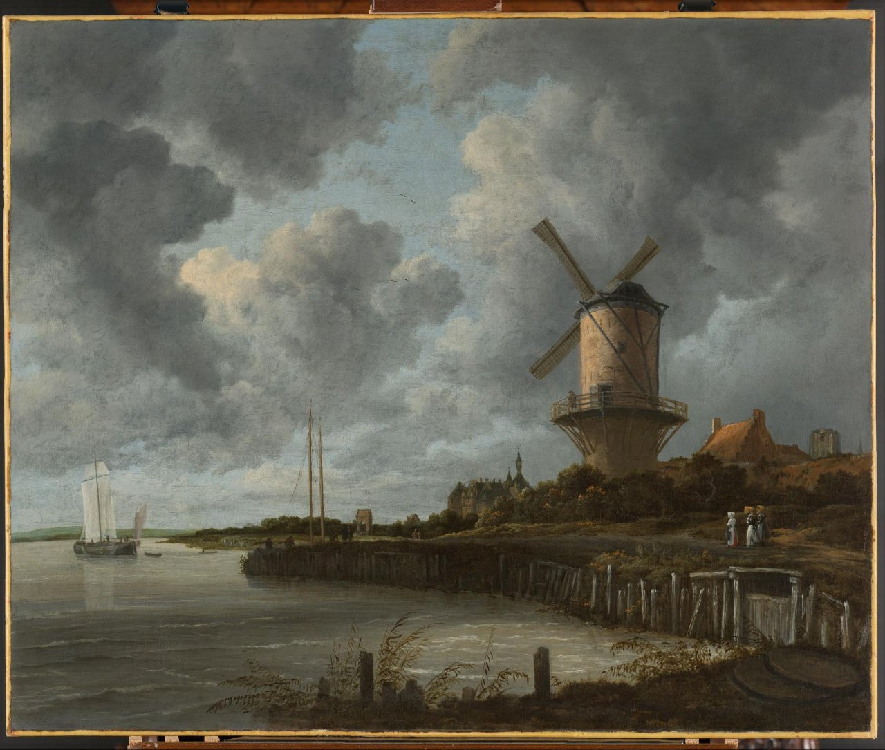 The Windmill at Wijk bij Duurstede by Jacob van Ruisdael