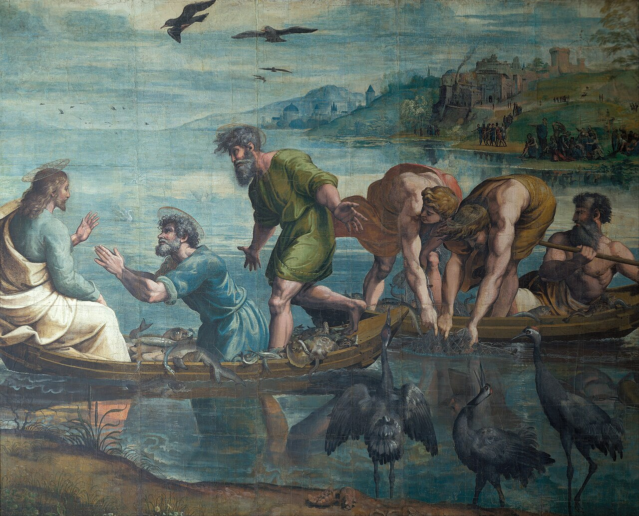The Miraculous Draught of Fishes by Raphael and workshop
