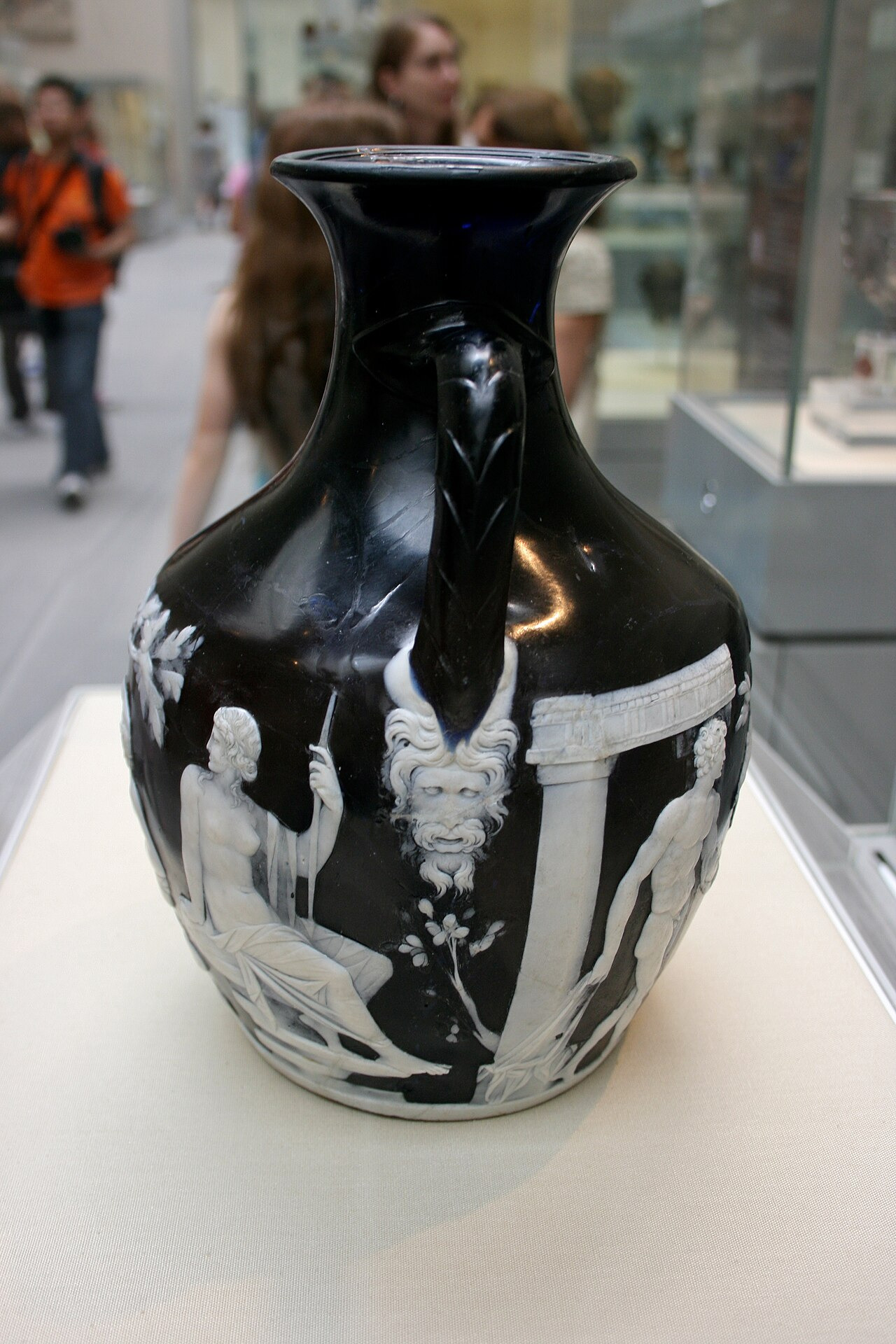 The Portland Vase by Unknown Roman glassmakers