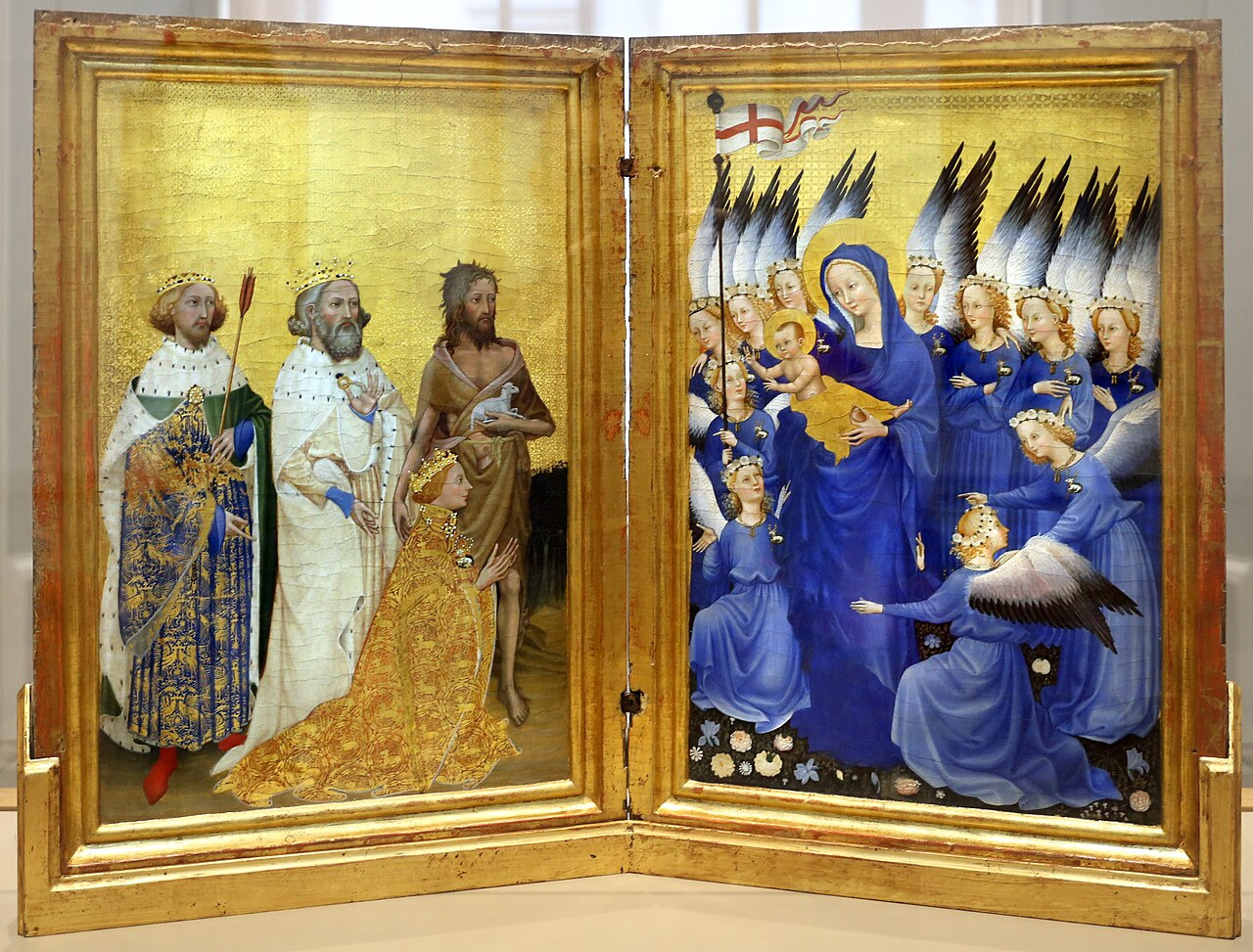 The Wilton Diptych by Unknown English or French artist