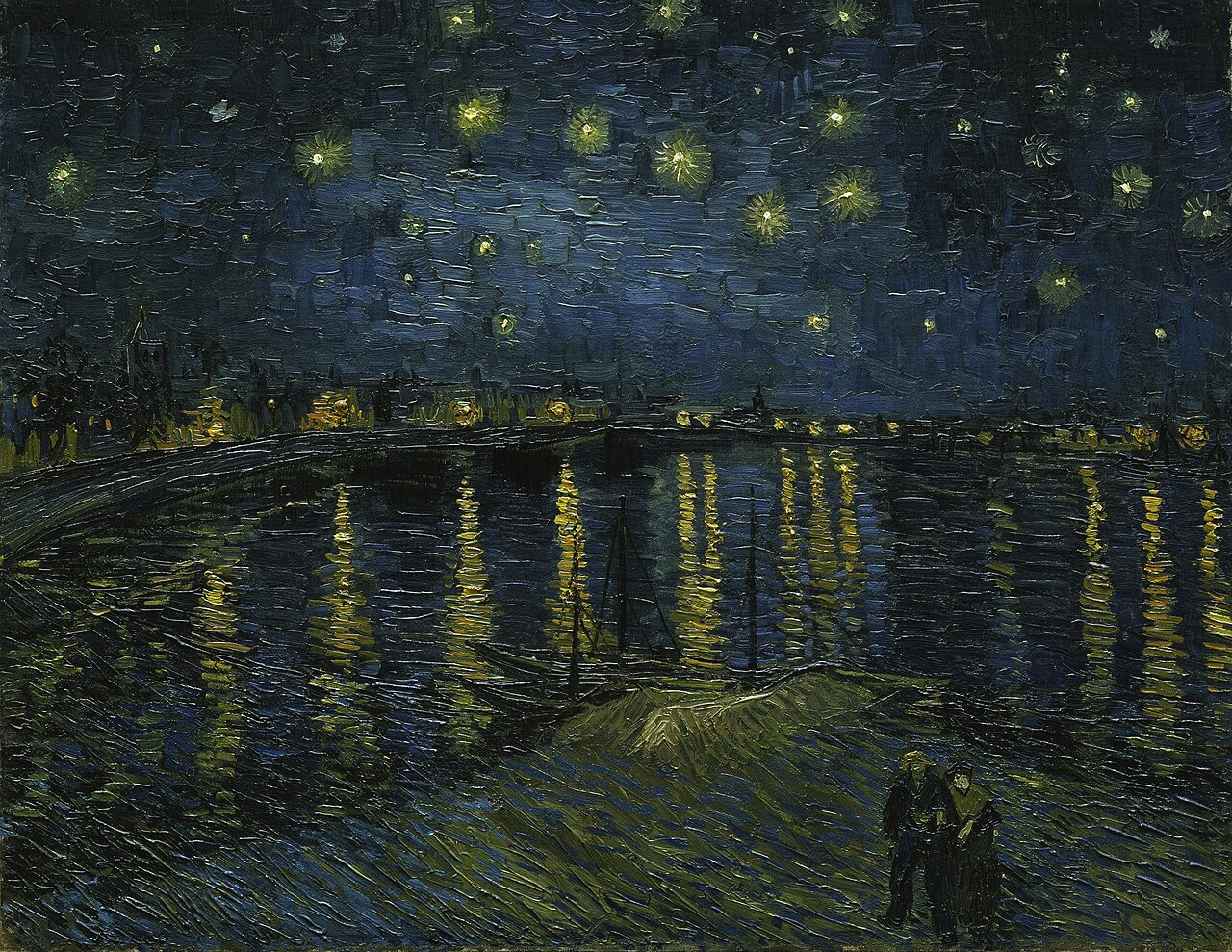 Starry Night over the Rhône by Vincent van Gogh