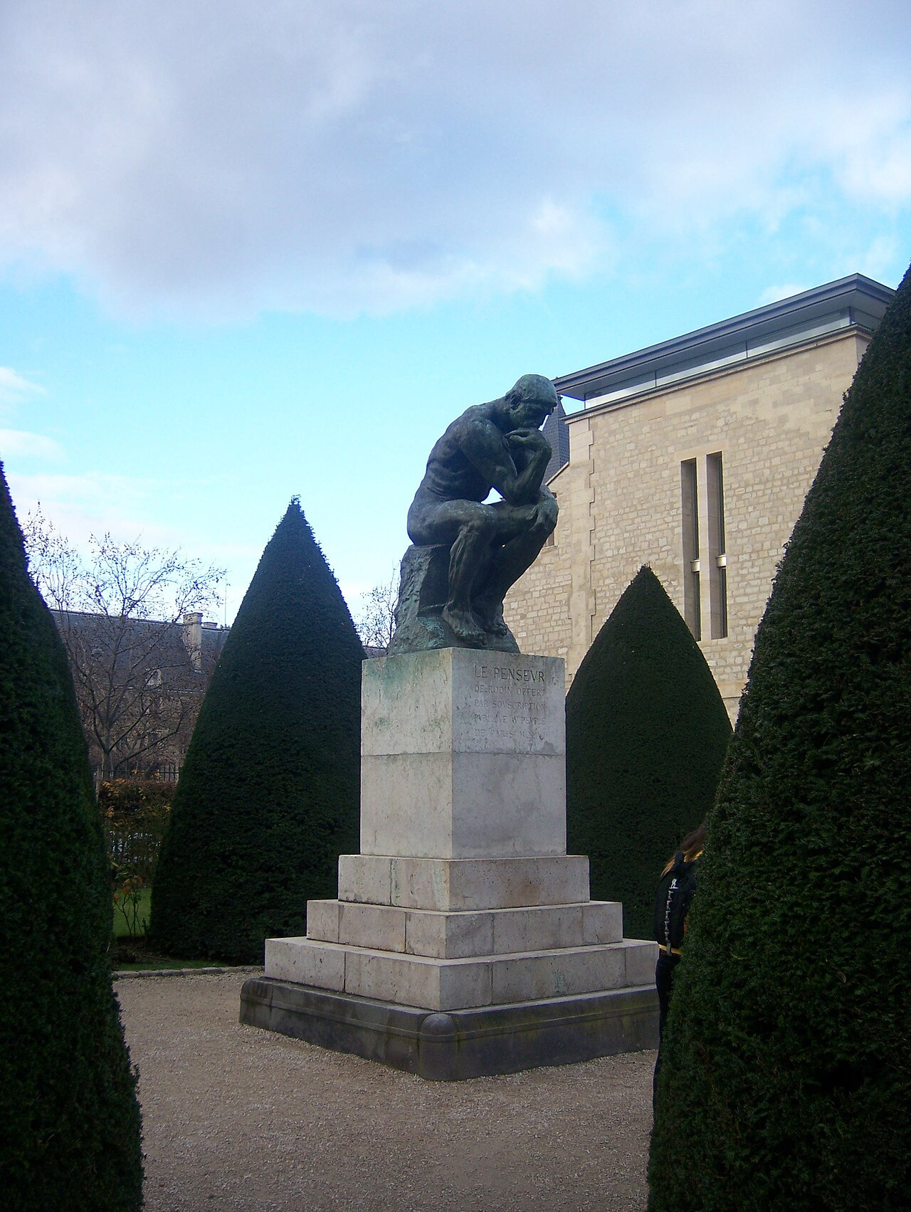 The Thinker by Auguste Rodin
