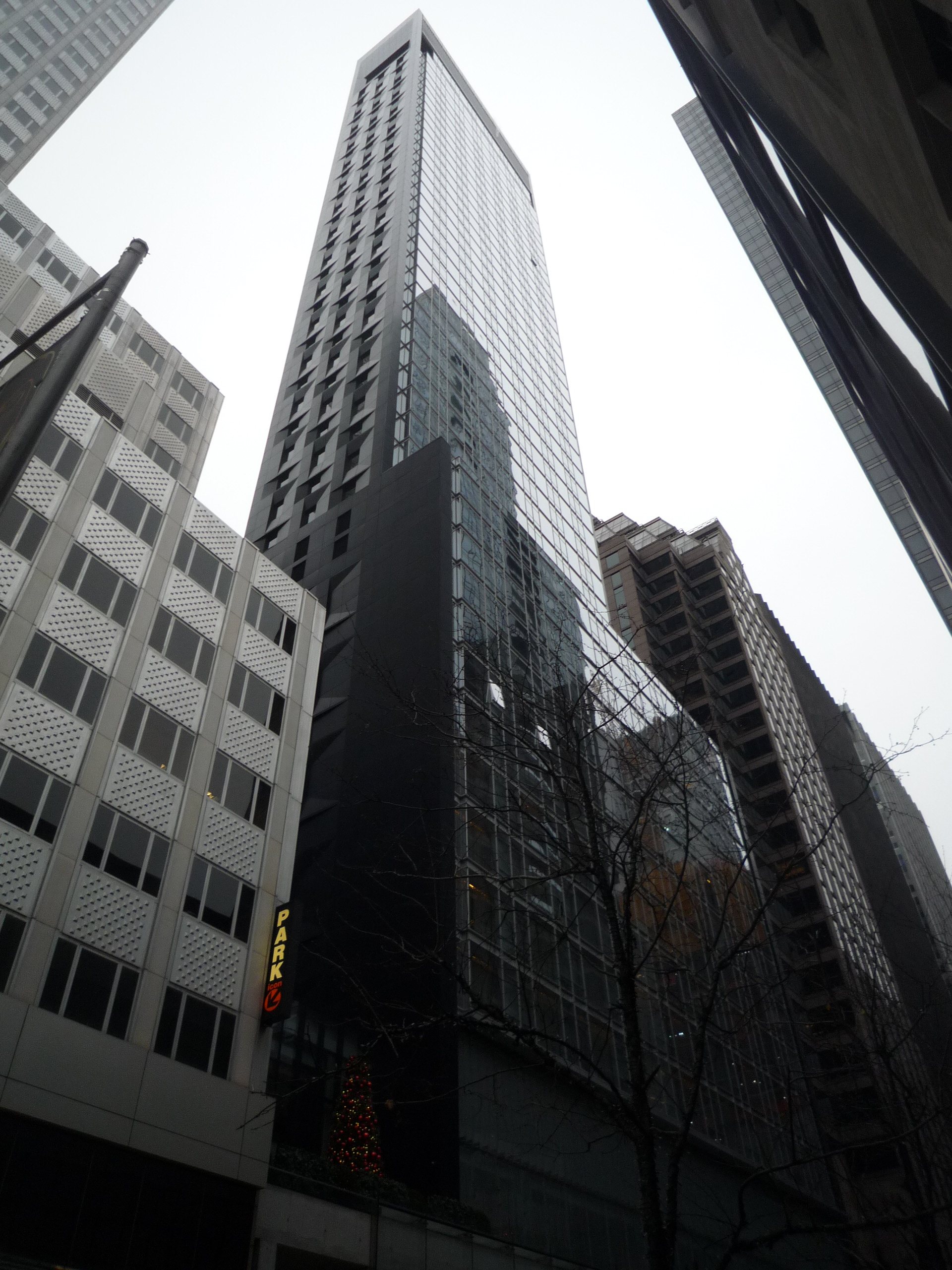 The Baccarat Hotel on West 53rd Street, across from MoMA.