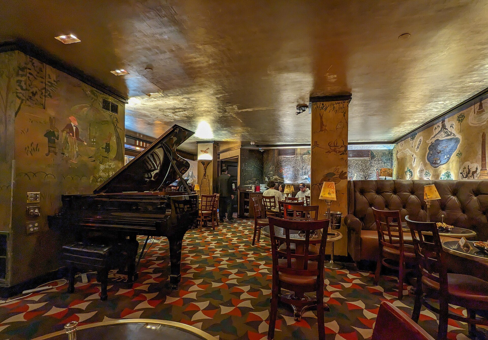 Ludwig Bemelmans's Central Park murals inside Bemelmans Bar at The Carlyle.