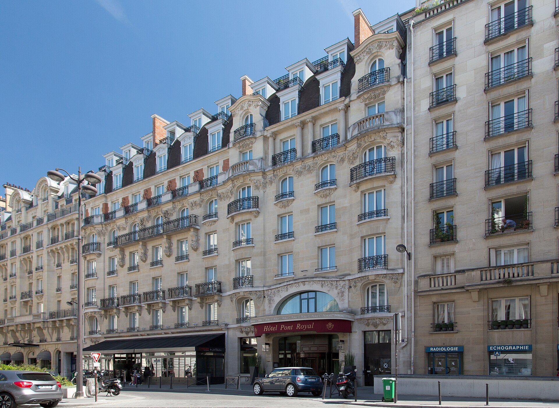 Hôtel Pont Royal on rue de Montalembert in Saint-Germain-des-Prés.
