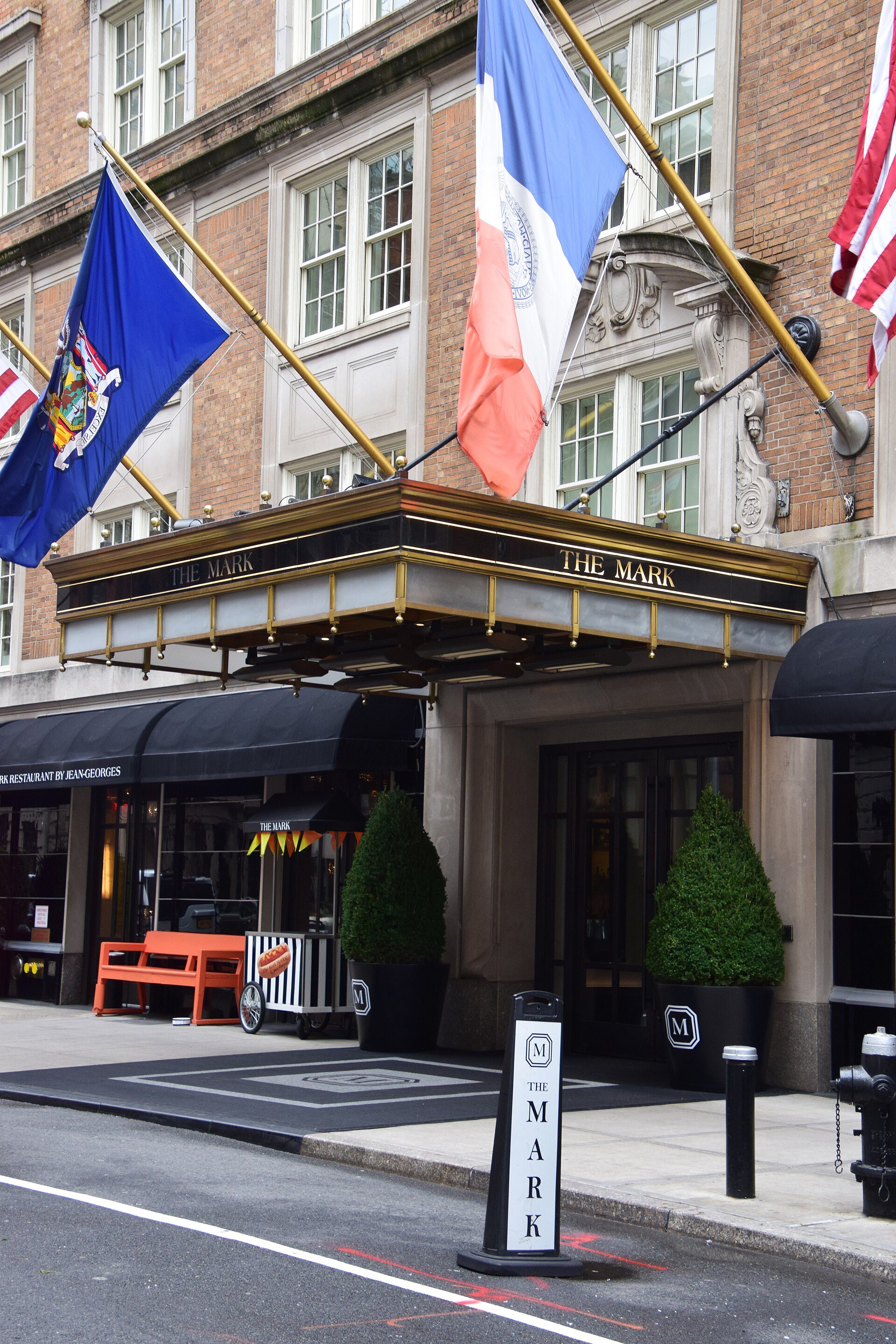 The Mark hotel on East 77th Street on the Upper East Side.