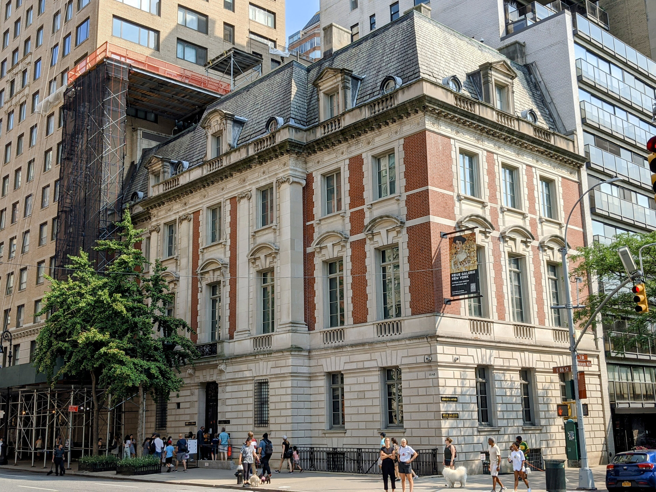 Neue Galerie’s brick and limestone mansion on Fifth Avenue